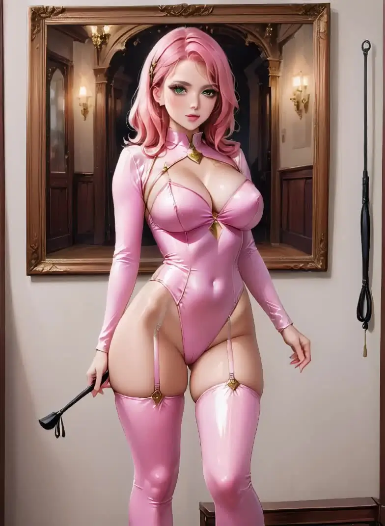 Ilustração de uma personagem adulta em estilo anime