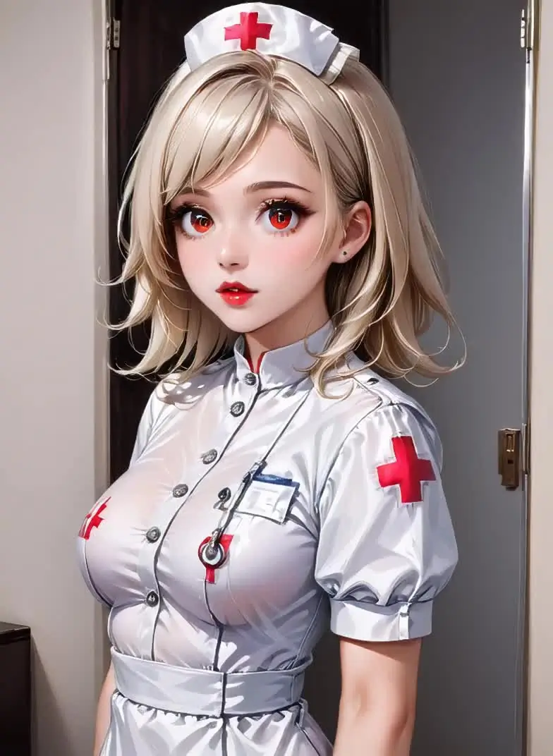 Ilustração de uma personagem adulta em estilo anime